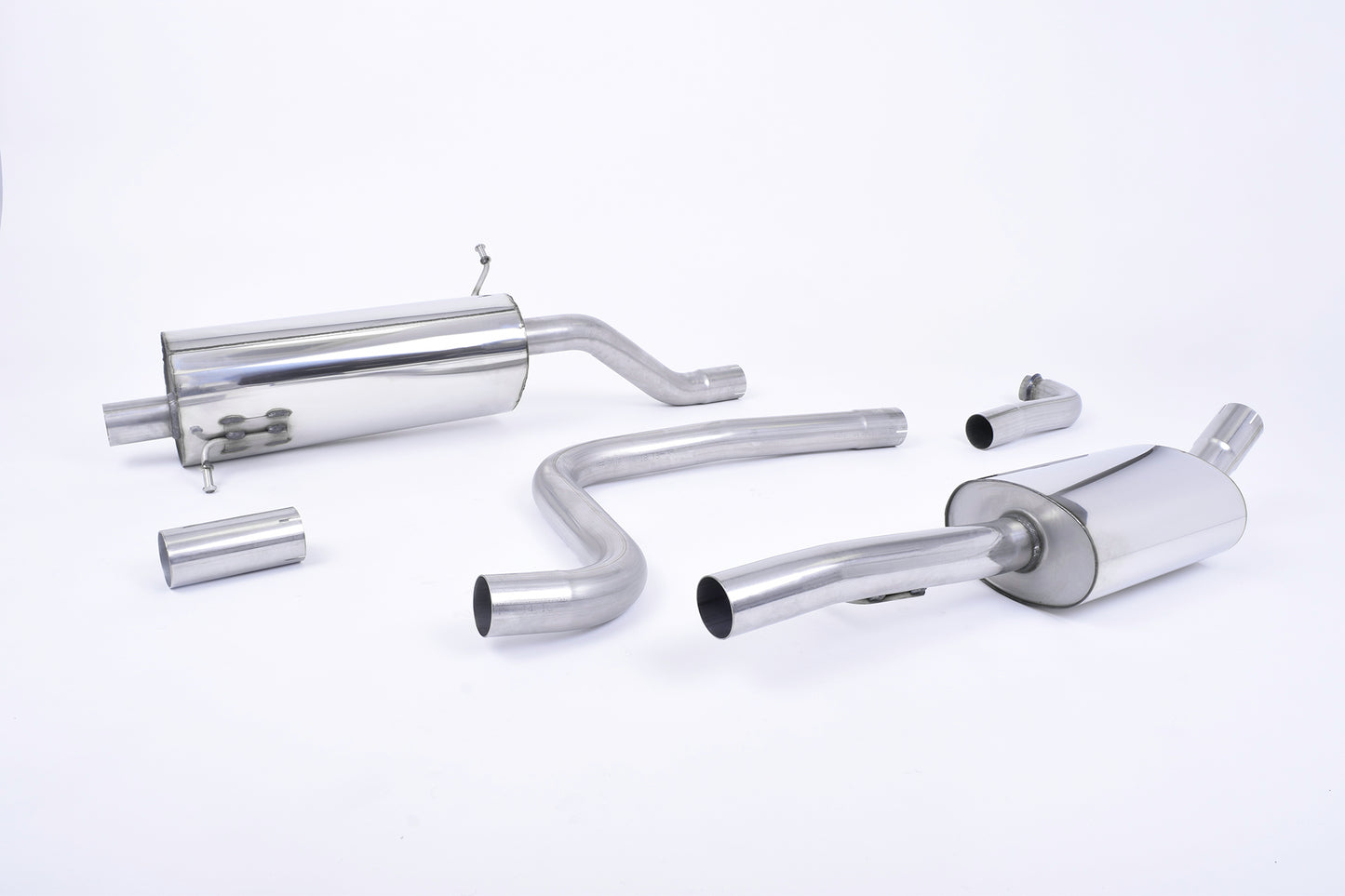 Milltek Sport Auspuffanlage passend für Ford Fiesta MK8 1.0EcoBoost 101PS 125PS 140 PS ST-Line ohne OPF - schwarze Endrohre