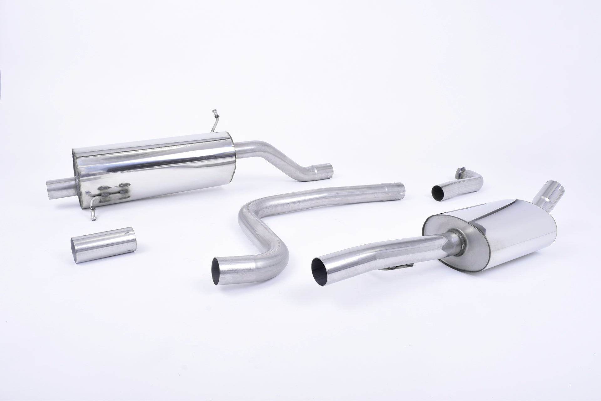 Milltek Sport Auspuffanlage passend für Ford Fiesta MK8 1.0EcoBoost 101PS 125PS 140 PS ST-Line ohne OPF - carbon Endrohre