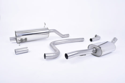 Milltek Sport Auspuffanlage passend für Ford Fiesta MK8 1.0EcoBoost 101PS 125PS 140 PS ST-Line ohne OPF - carbon Endrohre