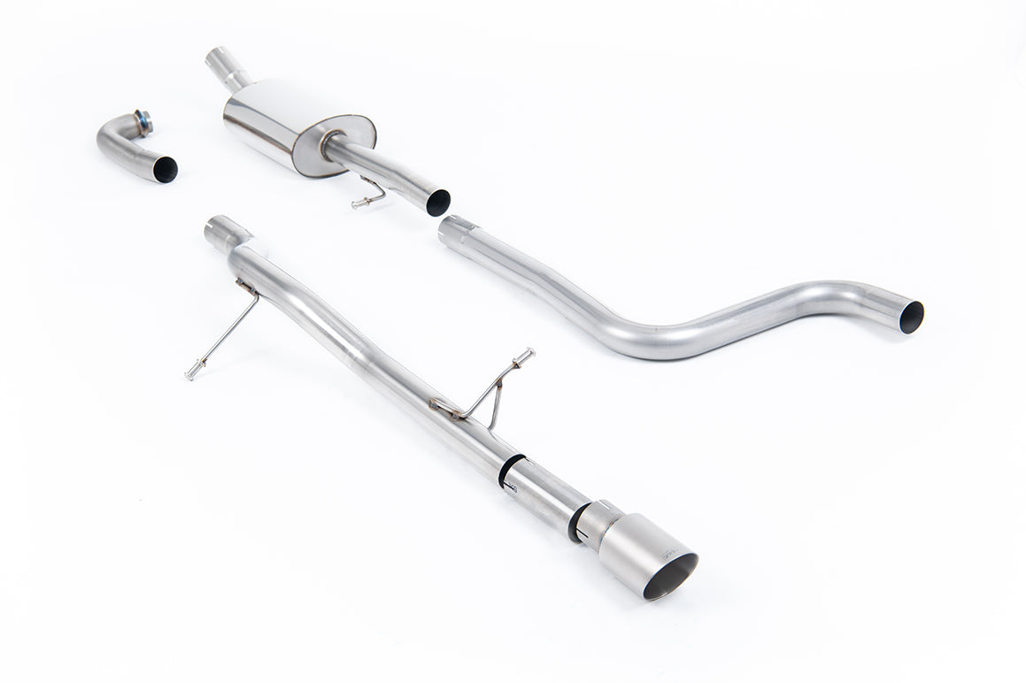 Milltek Sport Auspuffanlage passend für Ford Fiesta ST-Line Mk8 1.0T - titan Endrohre