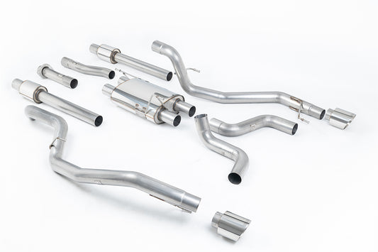Milltek Sport Auspuffanlage passend für Ford F150 Raptor 3.5 V6 - polierte Endrohre