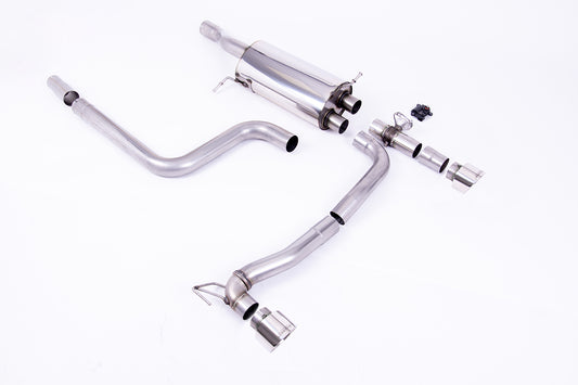 Milltek Sport Auspuffanlage passend für Ford Fiesta MK8 & MK8.5 ST 1.5 200PS ab BJ 10/2020 mit Maxton Ansatz - polierte En...