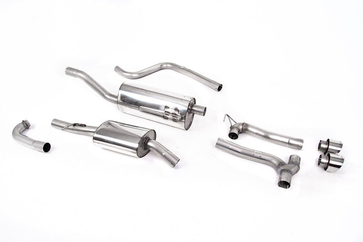 Milltek Sport Auspuffanlage passend für Ford Fiesta MK8 1.0EcoBoost 101PS 125PS 140 PS ST-Line ohne OPF für Maxton Ansatz ...