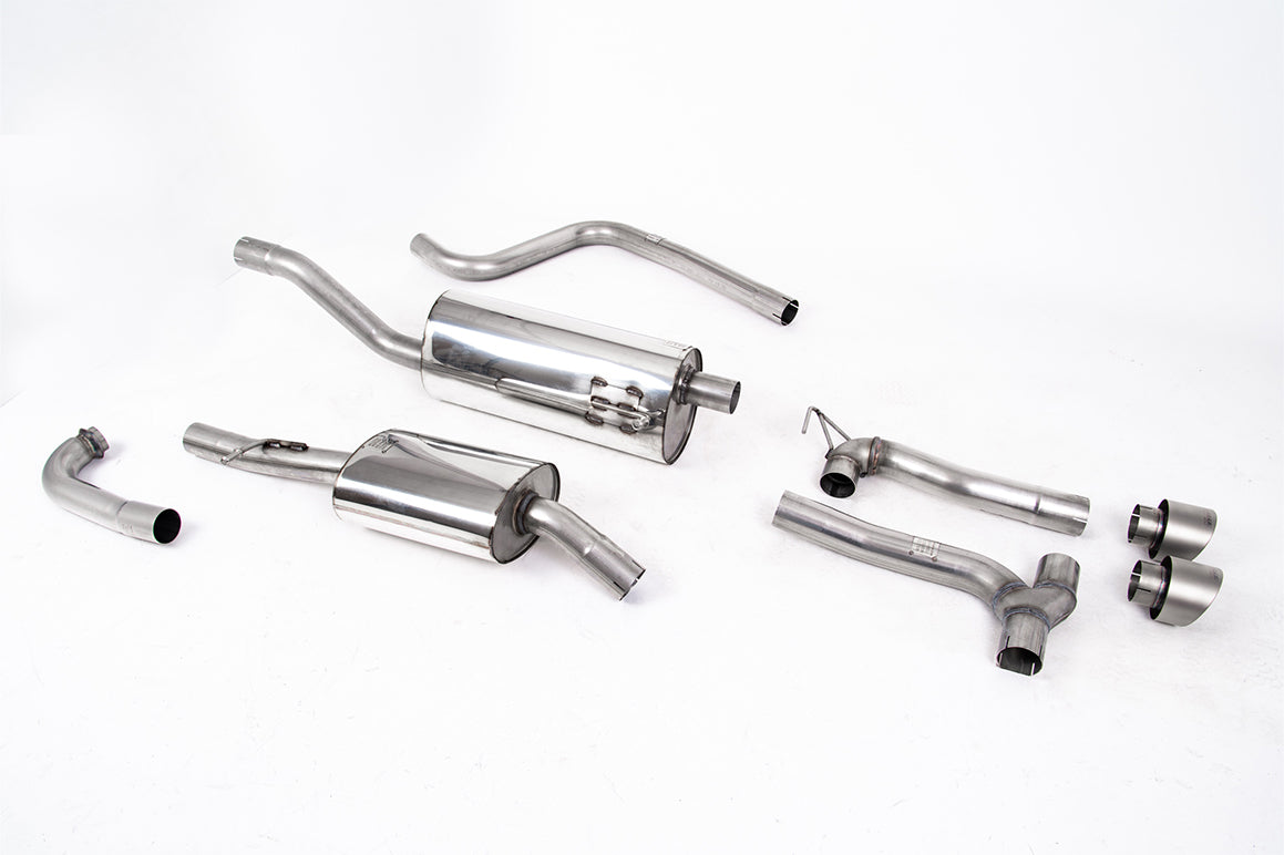 Milltek Sport Auspuffanlage passend für Ford Fiesta MK8 1.0EcoBoost 101PS 125PS 140 PS ST-Line ohne OPF für Maxton Ansatz ...