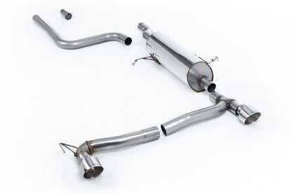 Milltek Sport Auspuffanlage passend für Ford Fiesta MK8 1.0EcoBoost 101PS 125PS ST-Line mit OPF für Maxton Ansatz - polier...