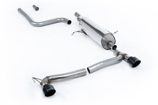 Milltek Sport Auspuffanlage passend für Ford Fiesta MK8 1.0EcoBoost 101PS 125PS ST-Line mit OPF für Maxton Ansatz - schwar...
