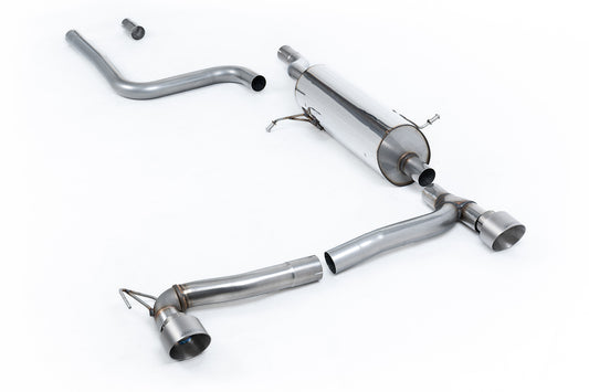 Milltek Sport Auspuffanlage passend für Ford Fiesta MK8 1.0EcoBoost 101PS 125PS ST-Line mit OPF für Maxton Ansatz - gebürs...