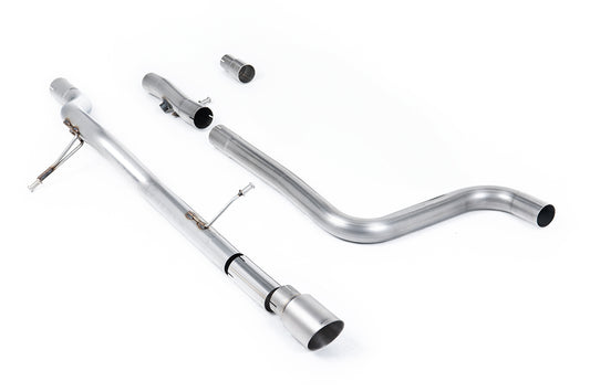 Milltek Sport Auspuffanlage passend für Ford Fiesta MK8 1.0T ST-Line - titan gebürstete Endrohre