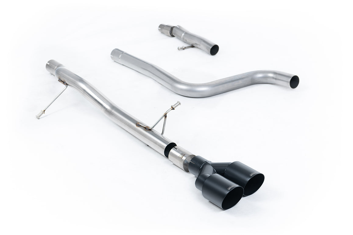 Milltek Sport Auspuffanlage passend für Ford Fiesta MK8 1.0T ST-Line - schwarze Endrohre