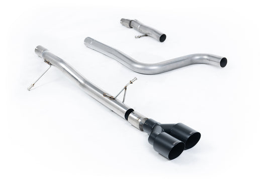 Milltek Sport Auspuffanlage passend für Ford Fiesta MK8 1.0T ST-Line - schwarze Endrohre