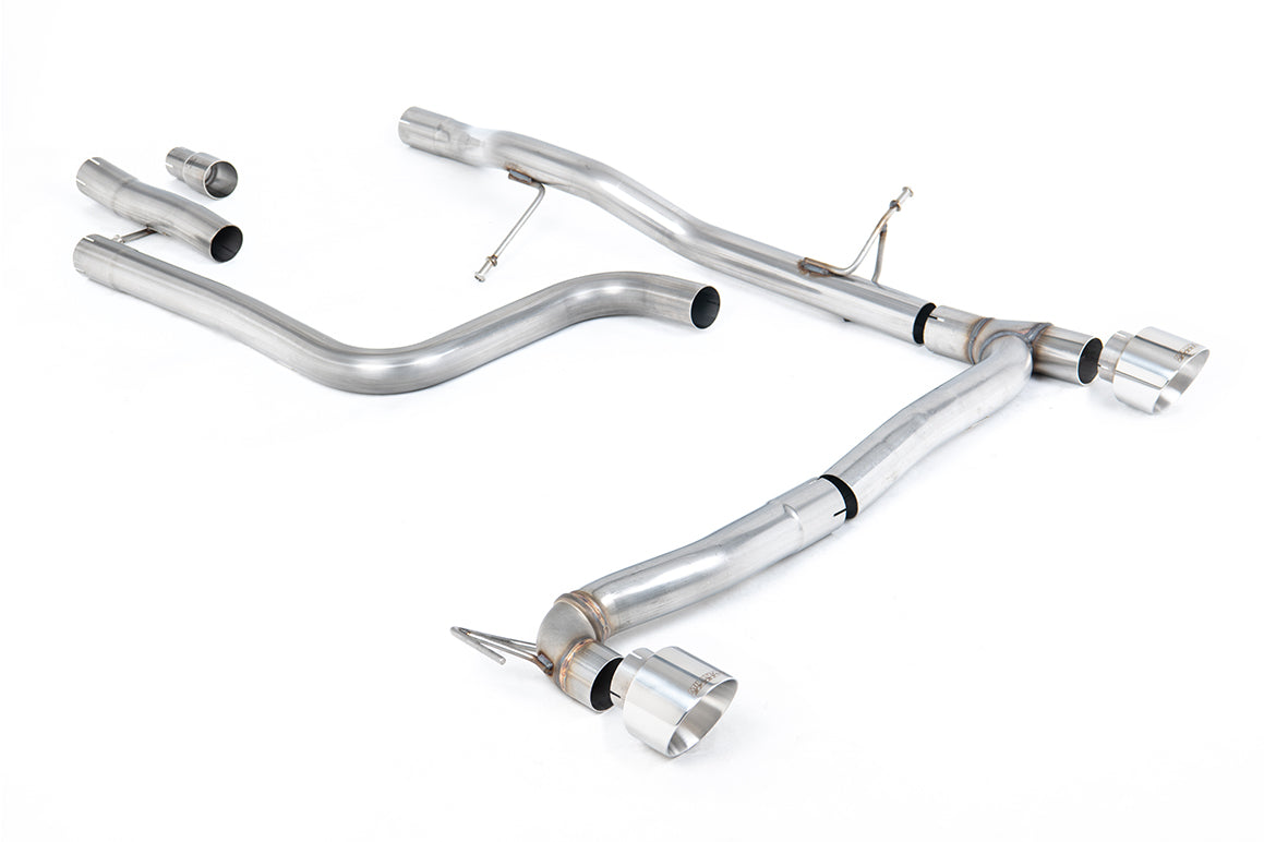 Milltek Sport Auspuffanlage passend für Ford Fiesta MK8 1.0T ST-Line - polierte Endrohre