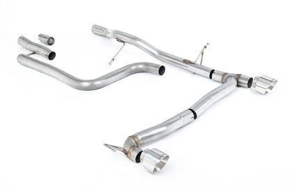 Milltek Sport Auspuffanlage passend für Ford Fiesta MK8 1.0T ST-Line - polierte Endrohre