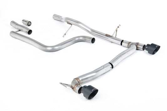Milltek Sport Auspuffanlage passend für Ford Fiesta MK8 1.0T ST-Line - schwarze Endrohre