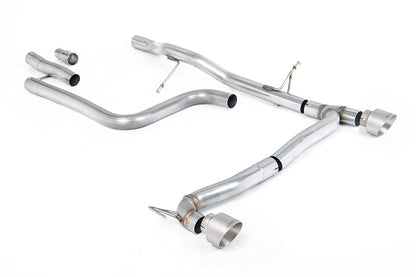 Milltek Sport Auspuffanlage passend für Ford Fiesta MK8 1.0T ST-Line - titan gebürstete Endrohre