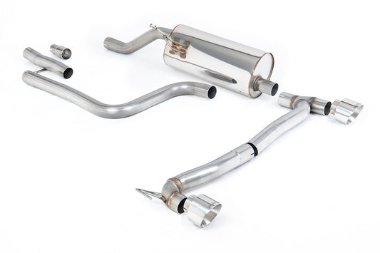 Milltek Sport Auspuffanlage passend für Ford Fiesta MK8 1.0EcoBoost 155PS ST-Line mit OPF für Maxton Ansatz - polierte End...