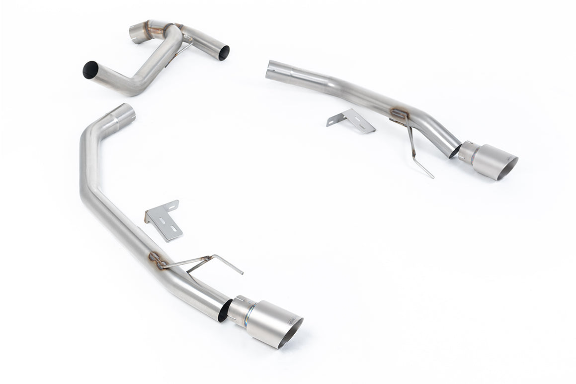 Milltek Sport Abgasanlage passend für Ford Ranger 4 2.0 TDCI 205PS Bi-Turbo Diesel (Ranger Raptor Style) - titan-gebürstet...