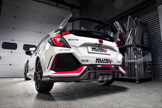 Milltek Sport Abgasanlage passend für Honda Civic Type R FK2 2.0 - titan Endrohre