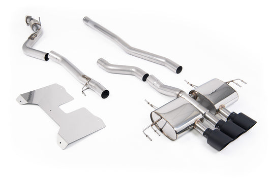 Milltek Sport Auspuffanlage passend für Honda Acura Civic Type R FL5 2.0 I-VTEC (lautere Version) - schwarze Endrohre