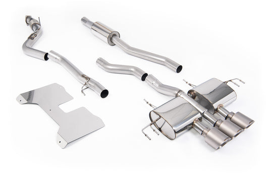 Milltek Sport Auspuffanlage passend für Honda Acura Civic Type R FL5 2.0 i-VTEC - titan gebürstete Endrohre