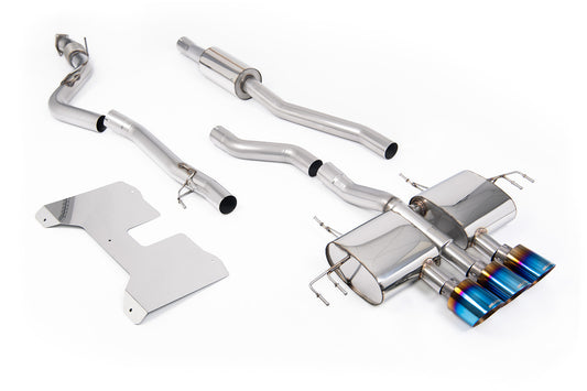Milltek Sport Auspuffanlage passend für Honda Acura Civic Type R FL5 2.0 i-VTEC - titan geflämmte Endrohre