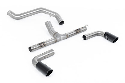 Milltek Sport Abgasanlage passend für Ineos Grenadier B57 & B58 3.0 I6 Turbo - non-resonated - schwarze Endrohre mit verst...