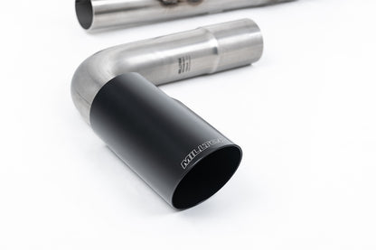 Milltek Sport Abgasanlage passend für Ineos Grenadier B57 & B58 3.0 I6 Turbo - non-resonated - schwarze Endrohre mit verst...