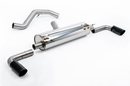 Milltek Sport Abgasanlage passend für Ineos Grenadier B57 & B58 3.0 I6 Turbo - resonated - schwarze Endrohre mit versteckt...