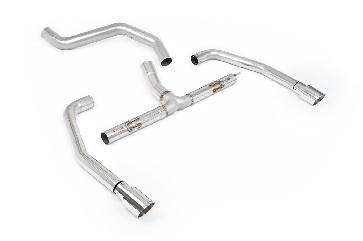Milltek Sport Abgasanlage passend für Ineos Quatermaster B57 Diesel & B58 3.0 - non-resonated - polierte Endrohre