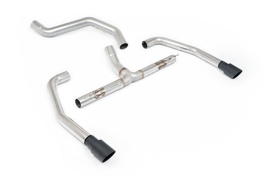 Milltek Sport Abgasanlage passend für Ineos Quatermaster B57 Diesel & B58 3.0 - non-resonated - schwarze Endrohre