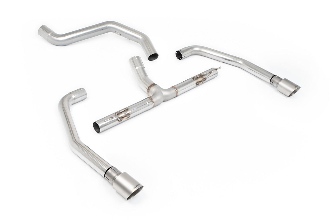 Milltek Sport Abgasanlage passend für Ineos Quatermaster B57 Diesel & B58 3.0 - non-resonated - titan gebürstete Endrohre