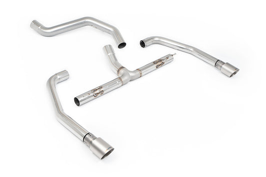 Milltek Sport Abgasanlage passend für Ineos Quatermaster B57 Diesel & B58 3.0 - non-resonated - titan gebürstete Endrohre