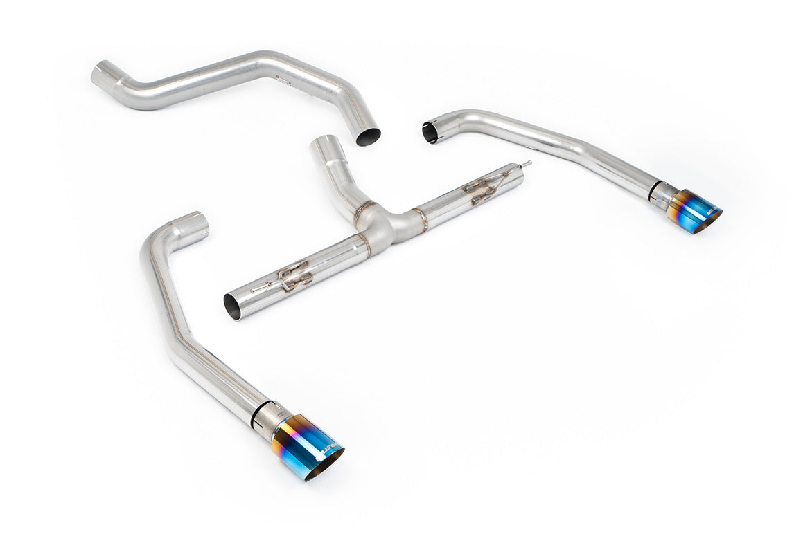 Milltek Sport Abgasanlage passend für Ineos Quatermaster B57 Diesel & B58 3.0 - non-resonated - titan geflämmte Endrohre