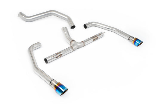 Milltek Sport Abgasanlage passend für Ineos Quatermaster B57 Diesel & B58 3.0 - non-resonated - titan geflämmte Endrohre