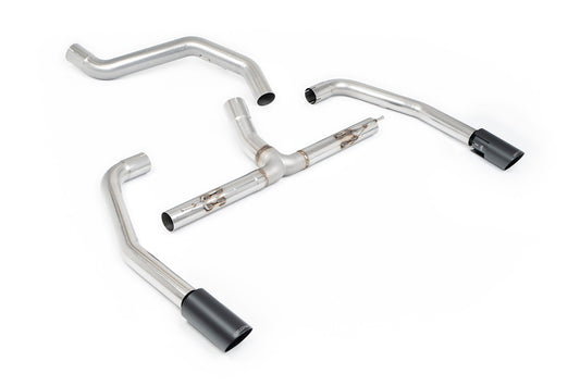 Milltek Sport Abgasanlage passend für Ineos Quatermaster B57 Diesel & B58 3.0 - non-resonated - schwarze Endrohre mit vers...
