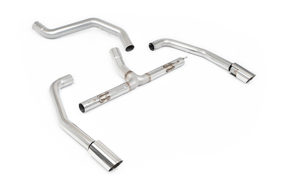 Milltek Sport Abgasanlage passend für Ineos Quatermaster B57 Diesel & B58 3.0 - non-resonated - polierte Endrohre mit vers...