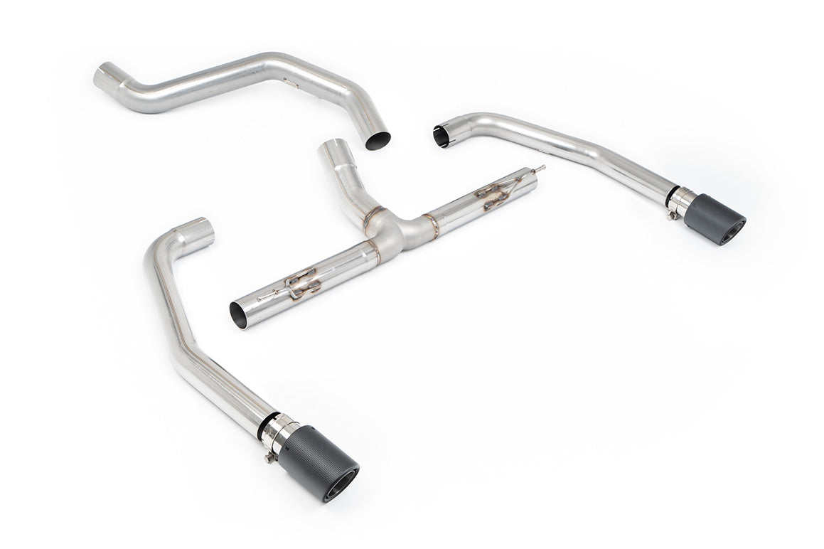 Milltek Sport Abgasanlage passend für Ineos Quatermaster B57 Diesel & B58 3.0 - non-resonated - Carbon Endrohre