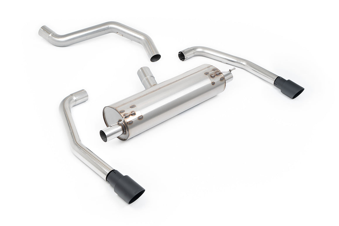Milltek Sport Abgasanlage passend für Ineos Quatermaster B57 Diesel & B58 3.0 - resonated - schwarze Endrohre