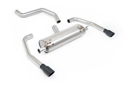 Milltek Sport Abgasanlage passend für Ineos Quatermaster B57 Diesel & B58 3.0 - resonated - schwarze Endrohre