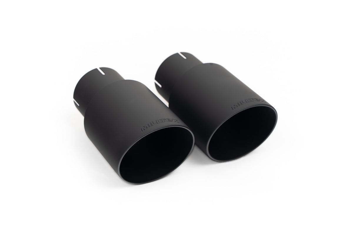 Milltek Sport Abgasanlage passend für Ineos Quatermaster B57 Diesel & B58 3.0 - resonated - schwarze Endrohre