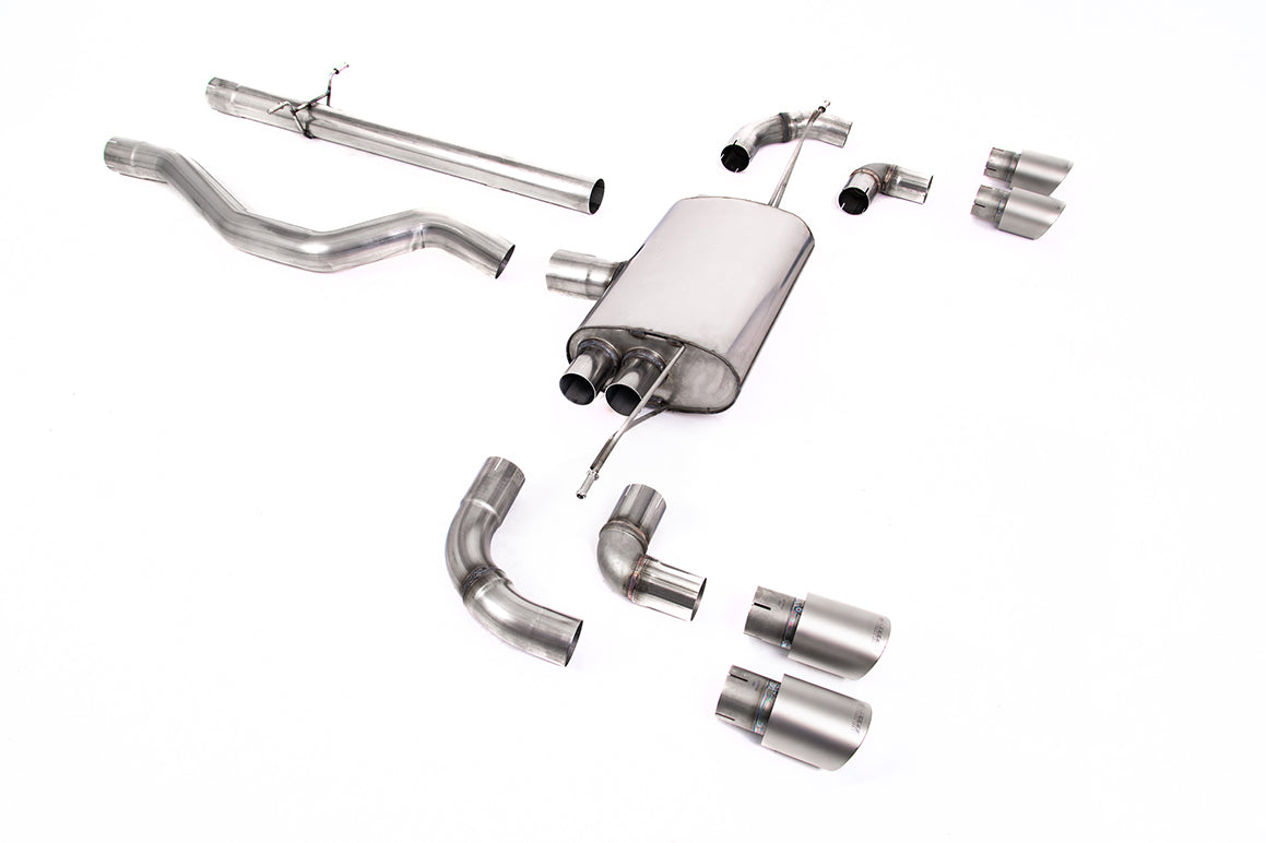 Milltek Sport Auspuffanlage passend für Land Rover Range Rover Defender 110 3.0 I6 P400 - titan Endrohre