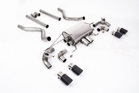 Milltek Sport Auspuffanlage passend für Land Rover / Range Defender 90 5.0 V8 - carbon Endrohre