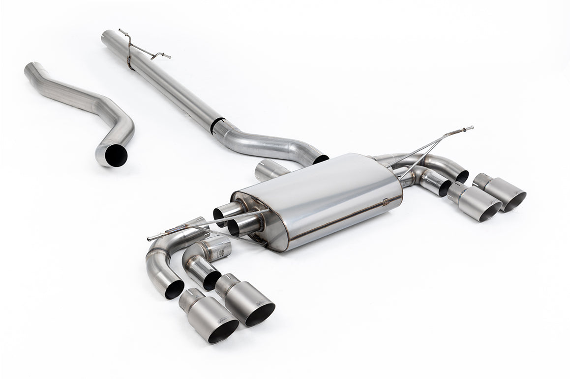 Milltek Sport Abgasanlage passend für Land Rover / Range Rover Defender 130 2.0 I4 P300 & P400e - non-resonated - Titan En...