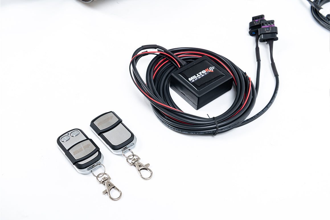 Milltek Sport Abgasanlage passend für Land Rover / Range Rover Sport P530 L461 4.4 Twin Turbo V8 - ovale schwarze Endrohre