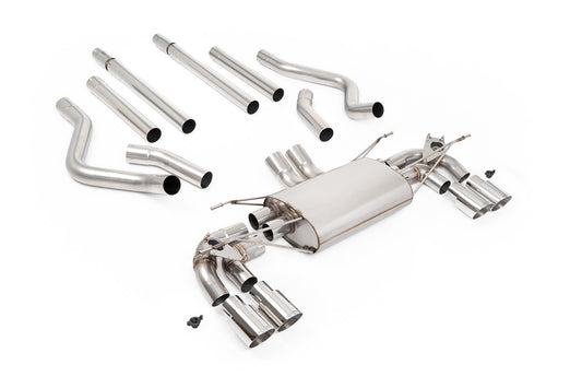 Milltek Sport Abgasanlage passend für Land Rover / Range Rover Defender 130 5.0 V8 non-resonated - polierte Endrohre