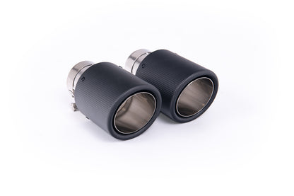 Milltek Sport Abgasanlage passend für Mini Mk4 Cooper S F66 2.0T B58 non-resonated - Carbon Endrohre