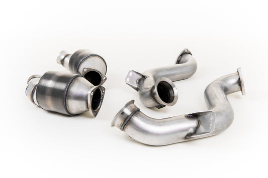 Milltek Sport Downpipe passend für Mercedes C-Klasse C63 S W205 Saloon 4.0 Bi-Turbo V8 76,2mm