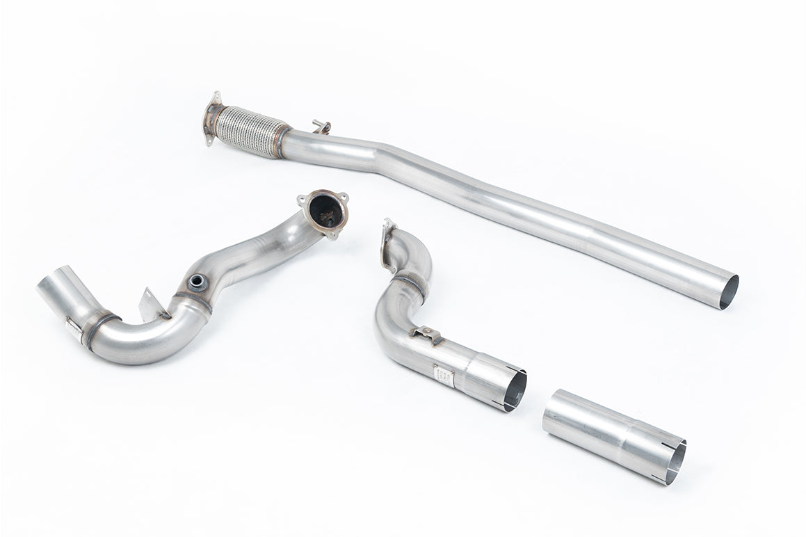 Milltek Sport Downpipe (ohne Kat) passend für Mercedes A-Klasse A35 AMG 2.0 Turbo W177 76,2mm
