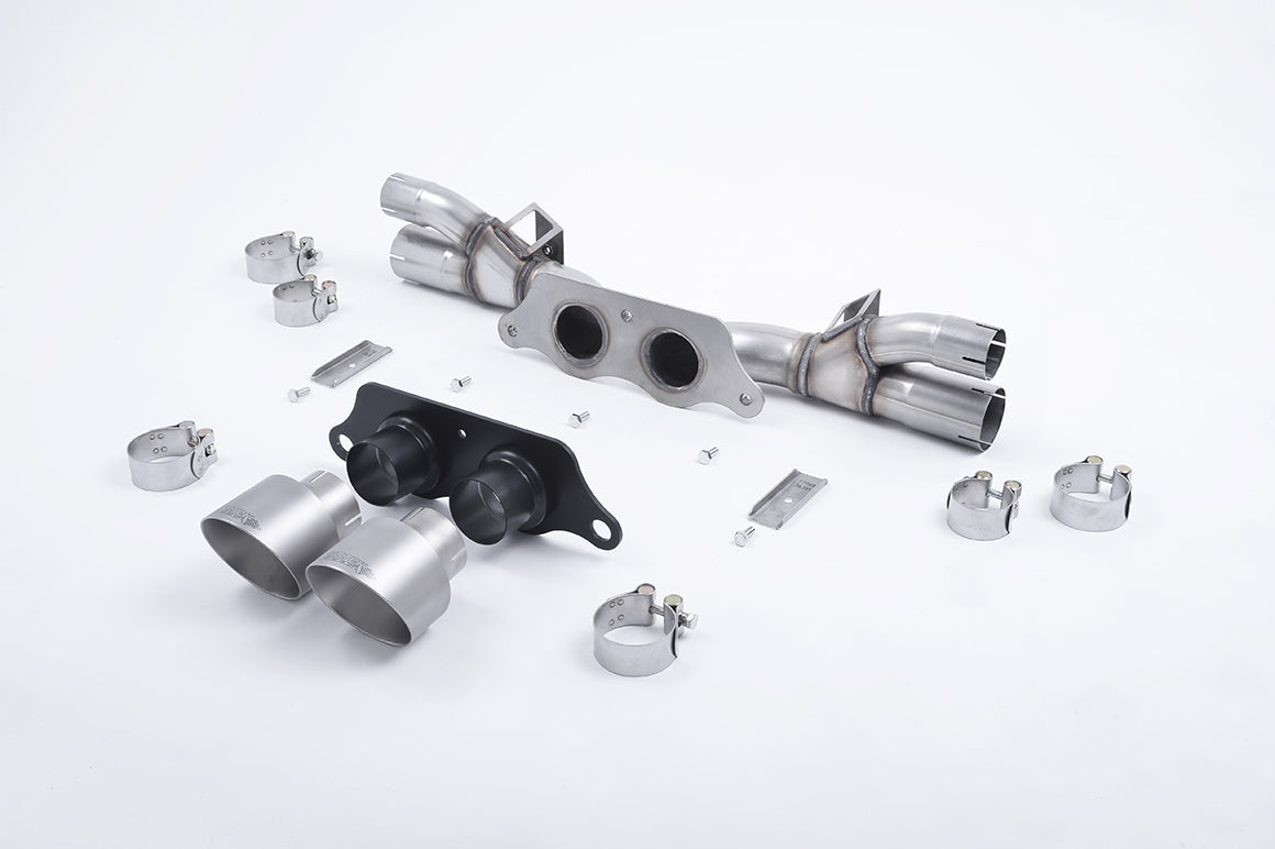 Milltek Sport Auspuffanlage passend für Porsche 911 991.1 GT3 & GT3 RS - titan Endrohre