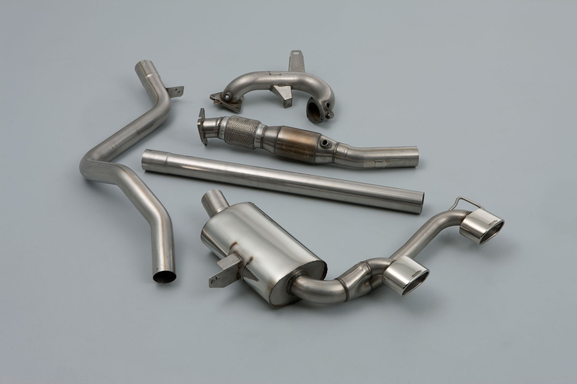 Milltek Sport Auspuffanlage passend für Renault Alpine Megane Renaultsport 230 Renault F1 Team R26R - polierte Endrohre