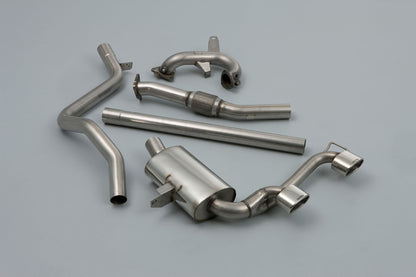 Milltek Sport Auspuffanlage passend für Renault Alpine Megane Renaultsport 230 Renault F1 Team R26R - polierte Endrohre